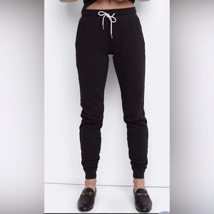 Black MATE the Label Joggers